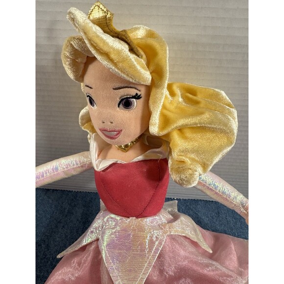 disney reversible Aurora And Ariel Princess Plush Doll - Picture 5 of 16